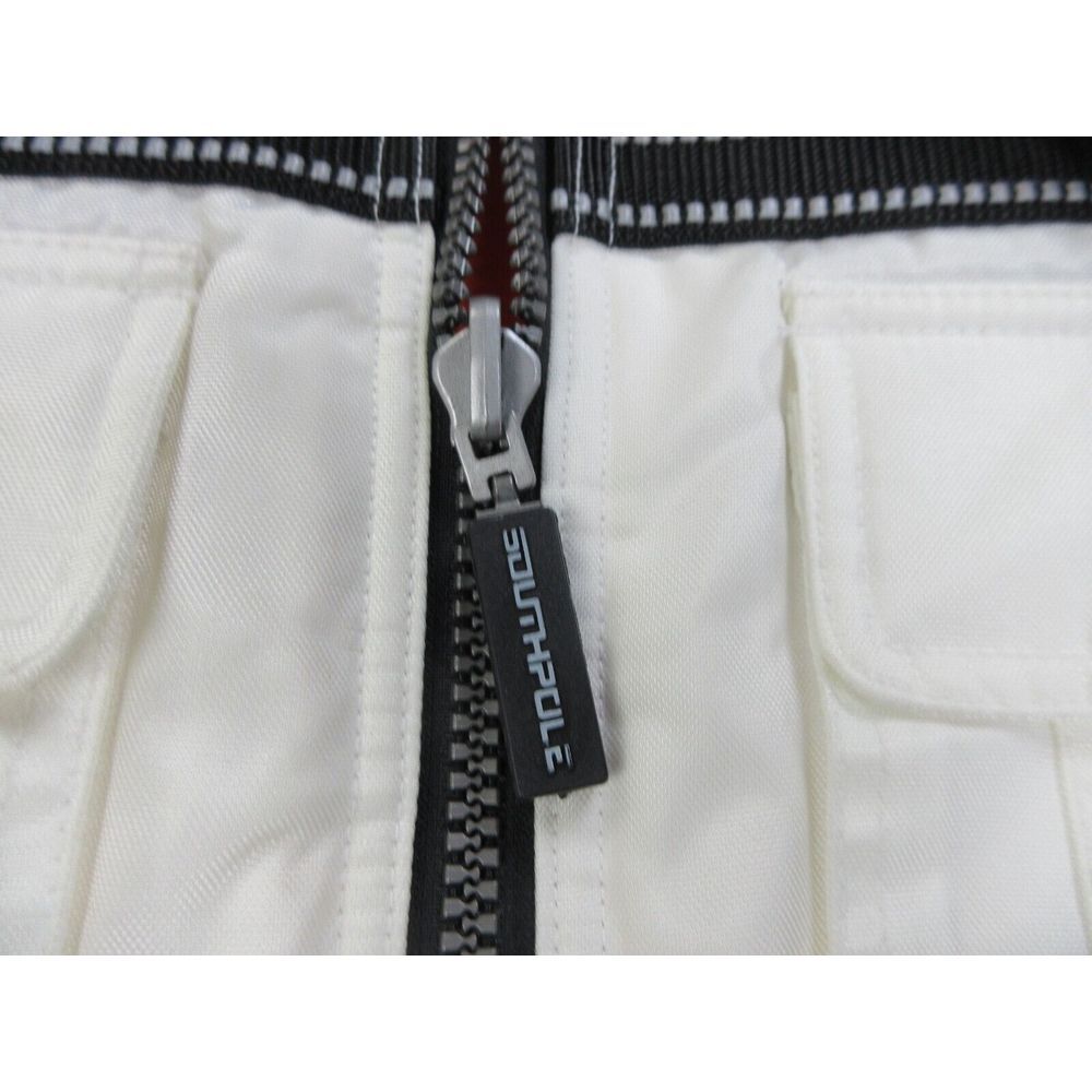 VINTAGE Southpole Jacket Mens Extra Large White Reversible Y2K Puffer Coat NEW - Picture 8 of 16